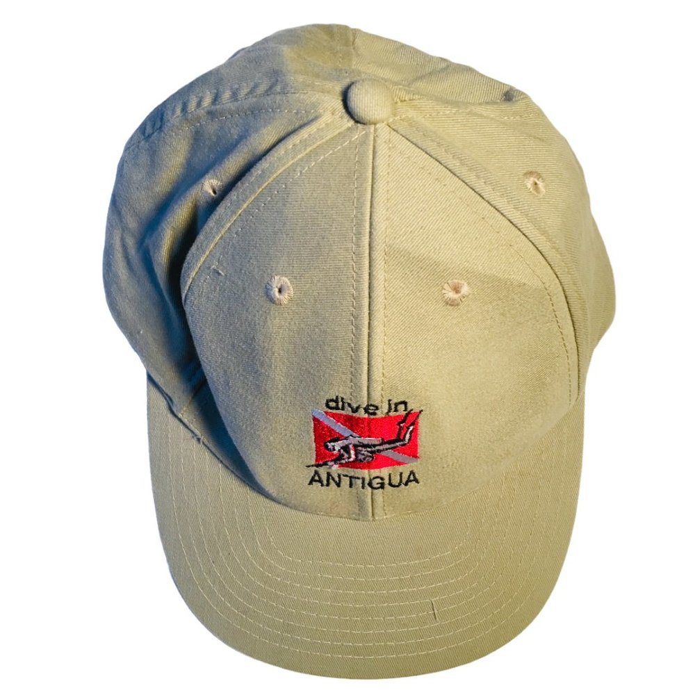 🌴 Baseball Cap “Dive in Antigua” Size Small - Picture 1 of 5